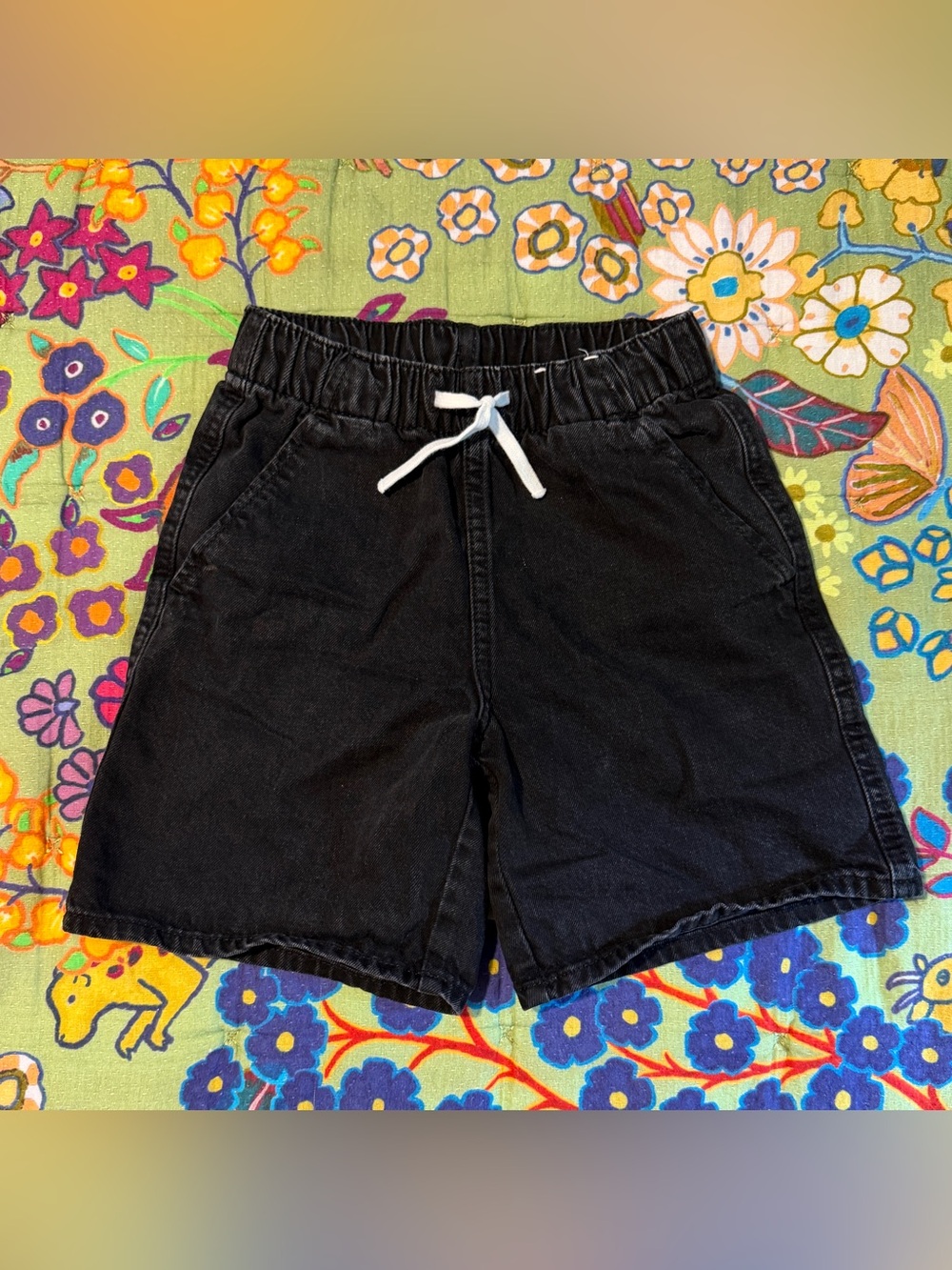 H&M Black Kids' Drawstring Shorts
